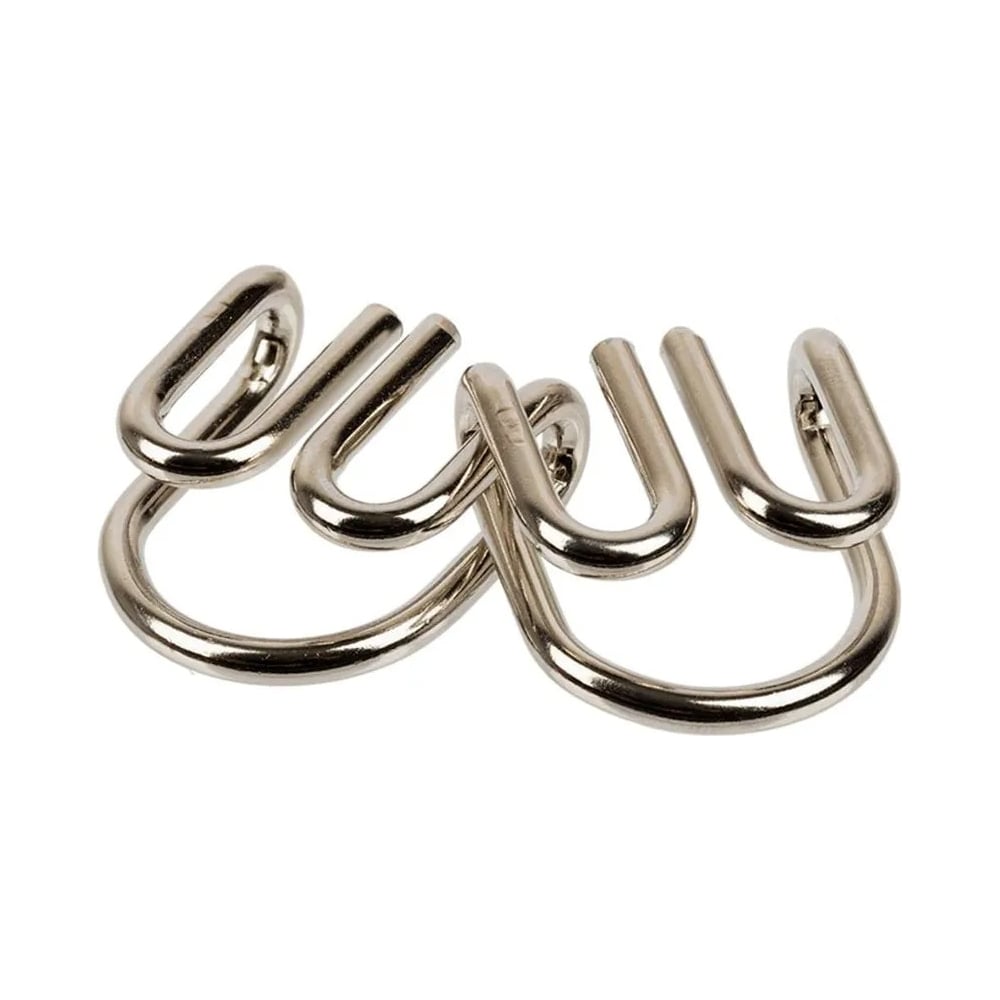 Изображение товара Металлическая головоломка DELFBRICK DLM-01 М-узел 2 элемента для детей от 3 лет