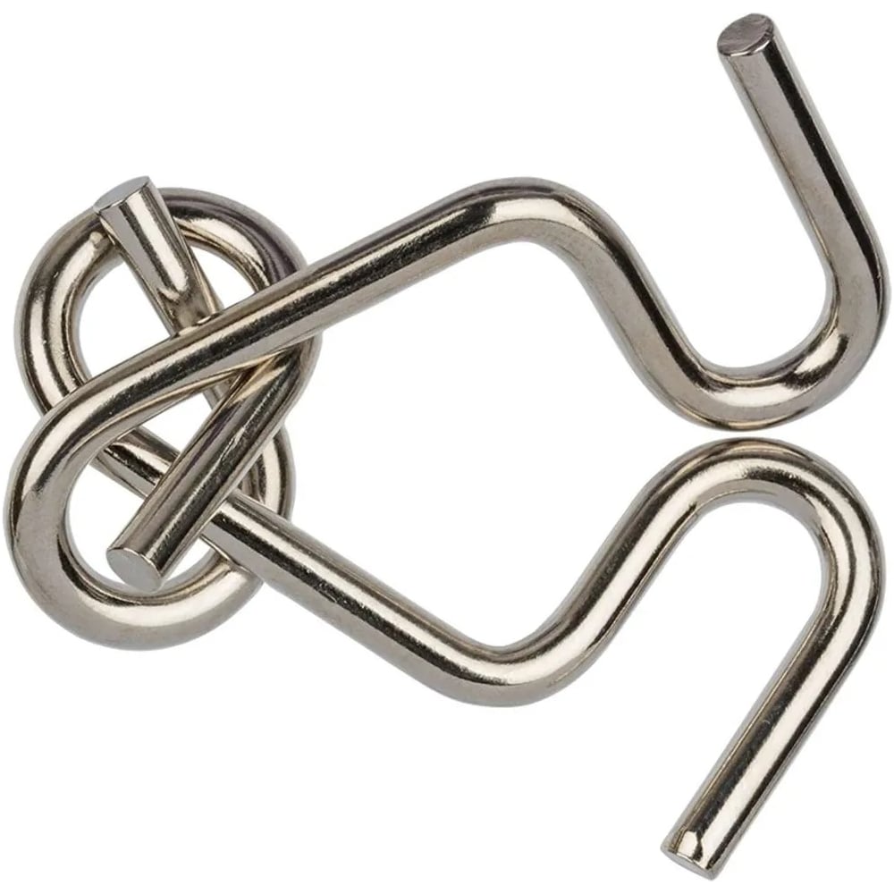 Изображение товара Металлическая головоломка DELFBRICK DLM-18 с крючками 2 шт для детей от 3 лет