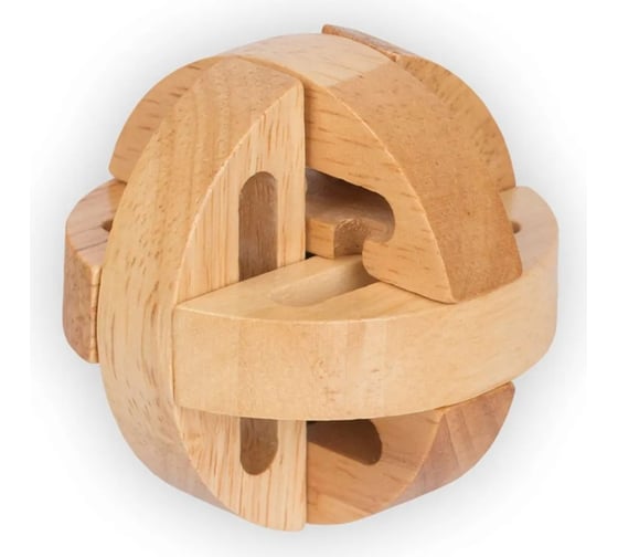 Изображение товара Деревянная головоломка DELFBRICK DLS-04 Сфера, 6 элементов 496497