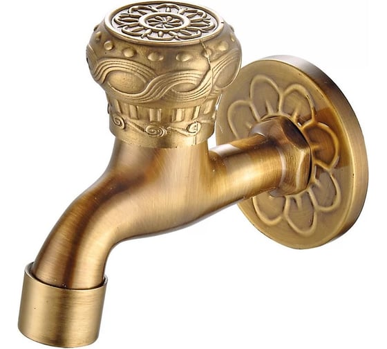 Изображение товара Кран водоразборный бронза с декором 1/2" FT Group 771534