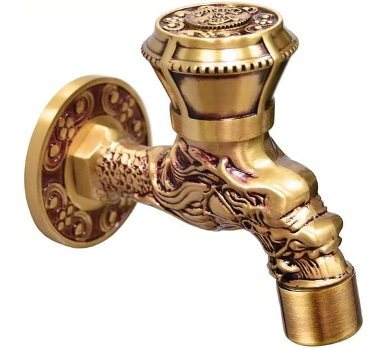 Изображение товара Кран водоразборный бронза с декором 1/2" FT Group 771534