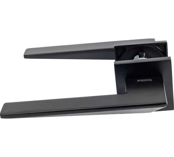 Изображение товара Дверная ручка Ренц Кроне, черный INDH 320-03 slim B