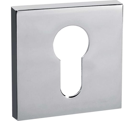 Изображение товара Накладка на цилиндр Ренц PUERTO серия SLIM, хром блестящий INET AL 03 slim CP