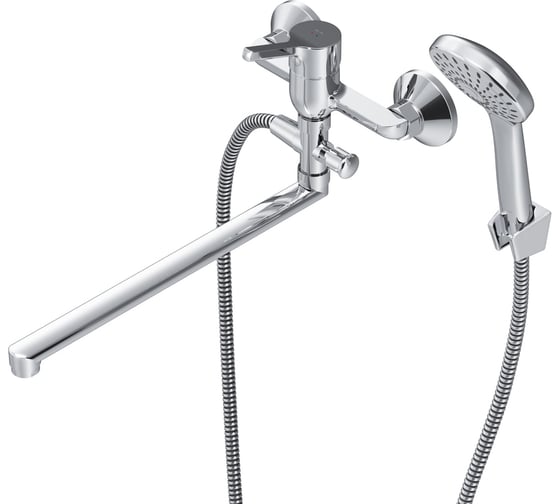 Изображение товара Смеситель для ванны/душа AM.PM X-Joy S излив 325 мм, душевой набор, хром F85B90100