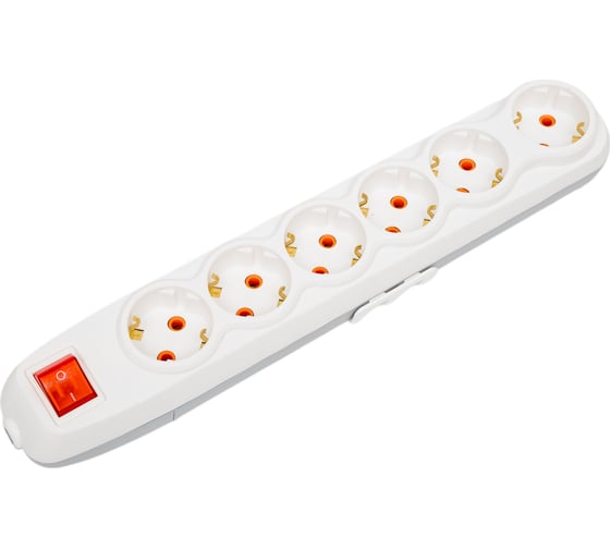 Изображение товара 6-местная колодка Nilson с заземлением 46131100