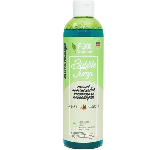 Изображение товара Очиститель-концентрат Fox Chemie пенный, для интерьера, c ароматом миндаля bubble jump 500мл 618