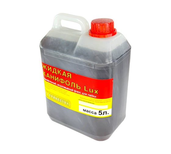 Изображение товара Жидкая канифоль Lux 5 л Connector ZHKA-LUX5000
