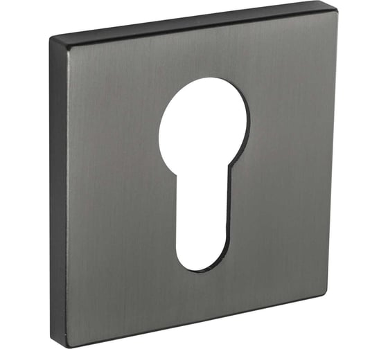 Изображение товара Накладка на цилиндр Ренц матовый черный никель INET 03 slim MBN