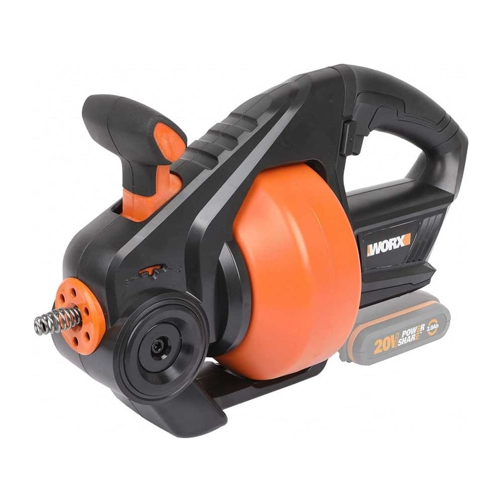 Изображение товара Аккумуляторное устройство для прочистки труб WORX WX891.9 20 В без АКБ и ЗУ
