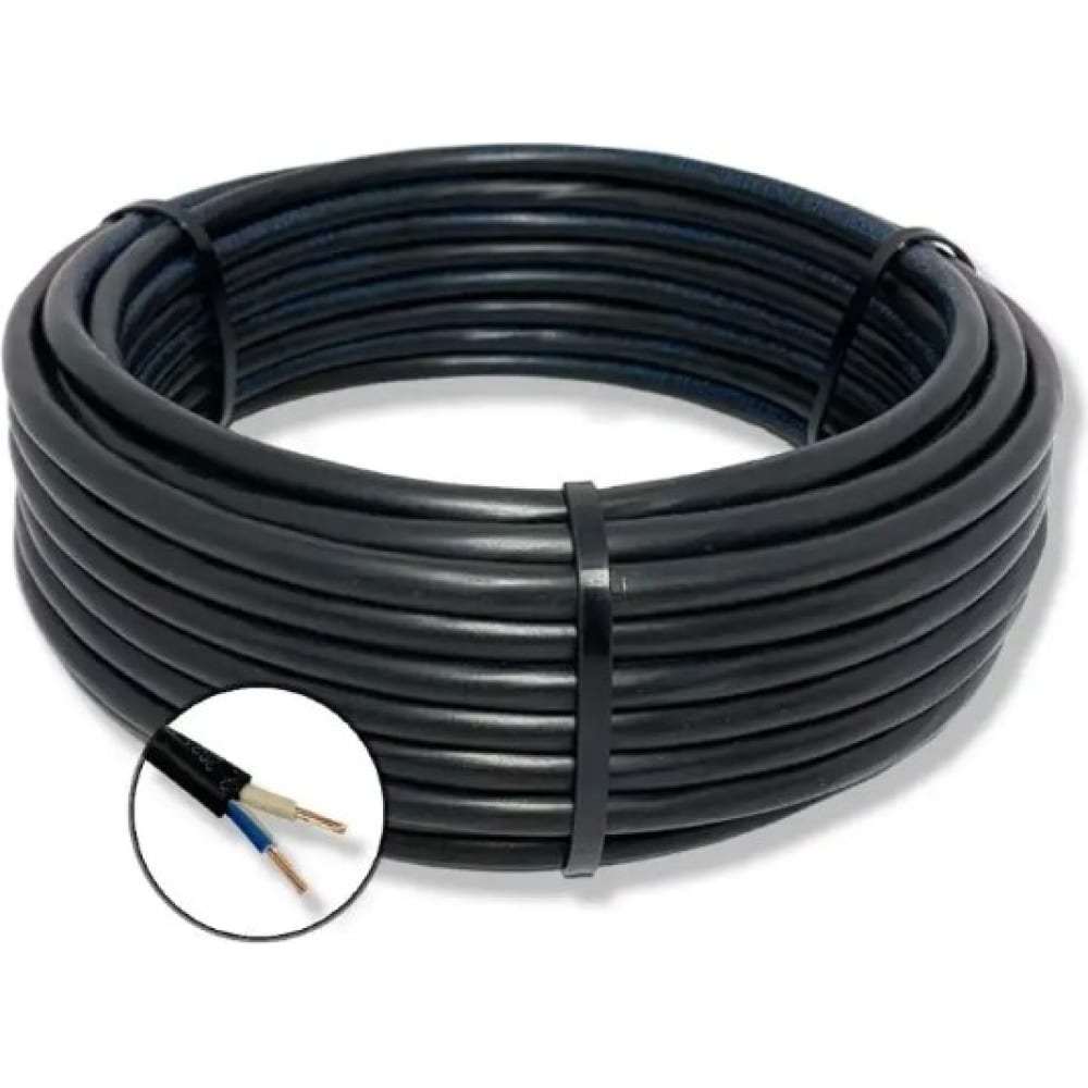 Гибкий автомобильный кабель ПРОВОДНИК, цвет черный OZ87243L2 кгвва - фото 1