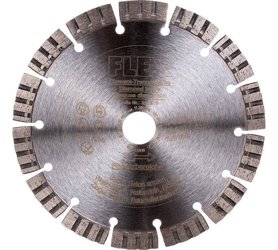 Изображение товара Алмазный отрезной диск по бетону и граниту 170x22,2 мм FLEX 347515