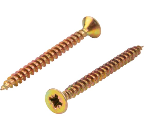 Изображение товара Универсальный саморез KRANZ 5x60, желтый цинк, 4800 шт. 1111-0560-1