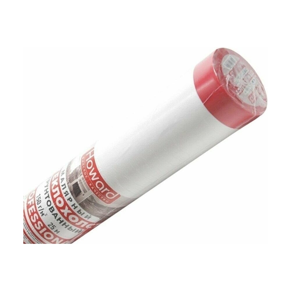 Изображение товара Грунтованный малярный стеклохолст HOWARD 150 г/м² 1м х 25м Финское качество