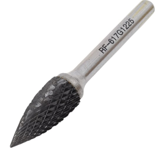 Изображение товара Шарошка коническая скругленная по металлу, в пластиковом футляре Rockforce RF-617G1225(49350)