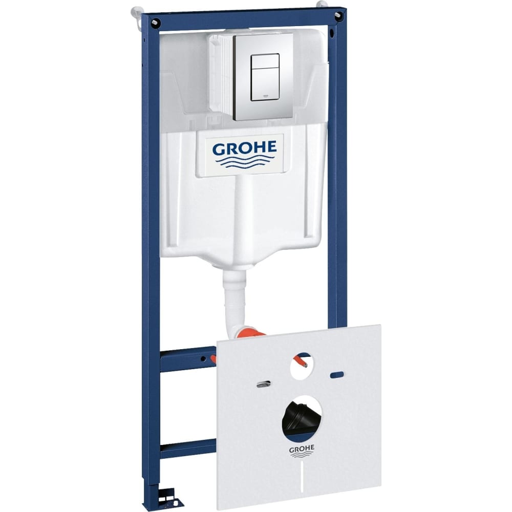 Система инсталляции для унитаза Grohe смывное устройство под давлением для унитаза grohe rondo 37347000