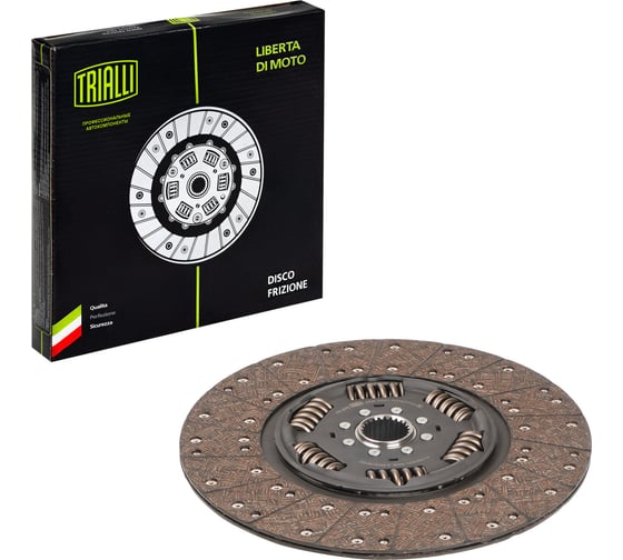 Изображение товара Диск сцепления ведомый для автомобилей Scania G 400/P 400/R 400 (03-) (K432-20, K432-36, K432-37) TRIALLI FD 409