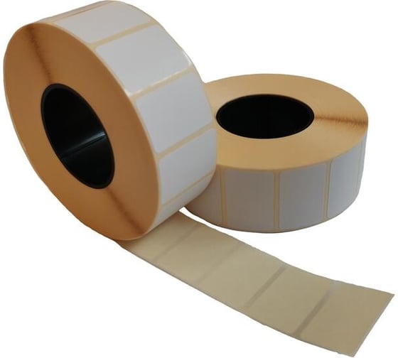 Изображение товара Термоэтикетки ООО Комус ЭКО 30x20 мм, 1000 шт. в рулоне, втулка 40 мм, 35 рулонов в упаковке 1804713