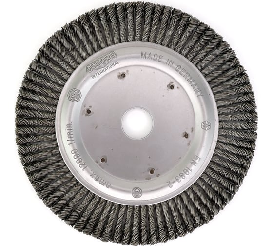 Изображение товара Щетка дисковая жгутовая 171x6х22.2 мм, ворс сталь 0.50 мм, 76 жгутов OSBORN 026.904-9706