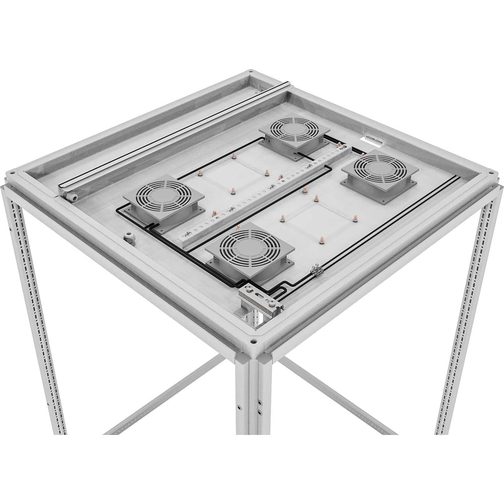 Изображение товара Двухсекционная вентиляторная панель УЗОЛА RS52 60.80 4 вентилятора терморегулятор