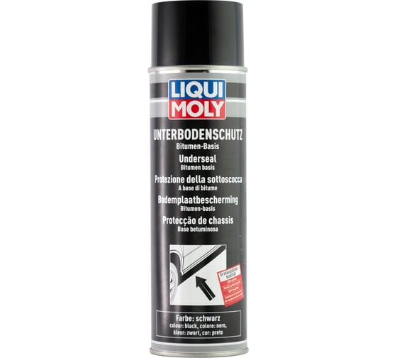 Изображение товара Антикор для днища кузова LIQUI MOLY Unterb.-Schutz битум/смола, черный, 0.5 л 6111