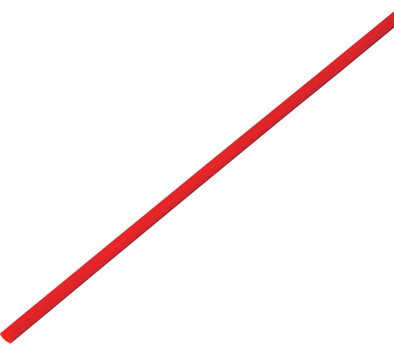 Изображение товара Термоусаживаемая трубка PROCONNECT ТУТ 4,0/2,0мм, красная, 50 шт. по 1м 55-0404