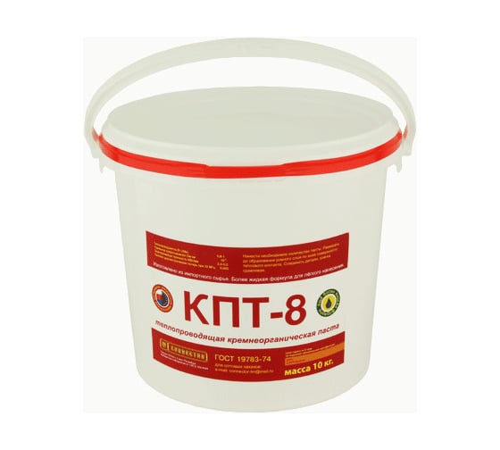 Изображение товара Ведро теплопроводящая паста КПТ-8 10 кг Connector КПТ-8 -10000гр
