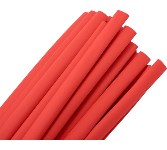 Изображение товара Трубка термоусаживаемая PROCONNECT ТУТ-HF (2:1)-10/5 красная 55-1004