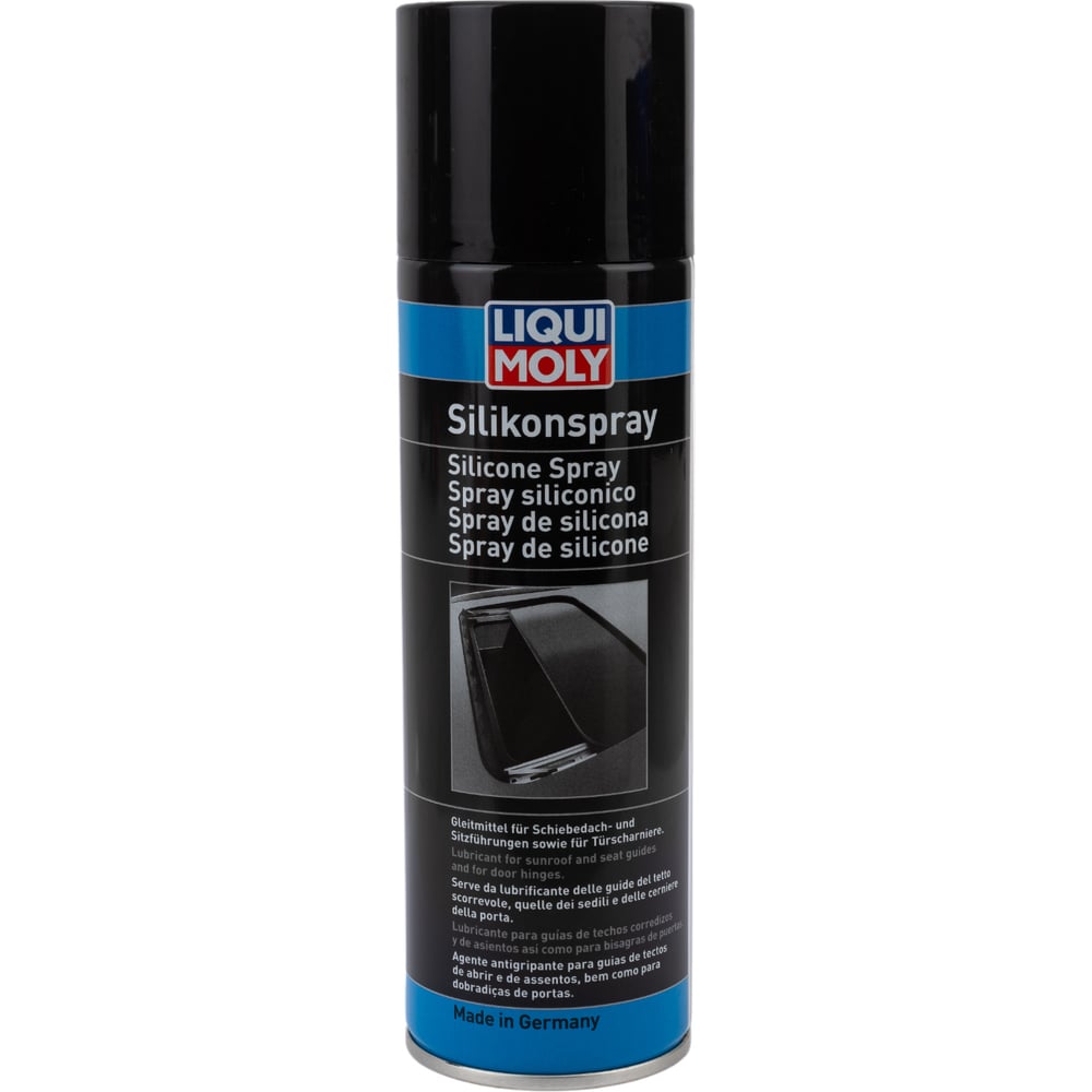 Изображение товара Бесцветная силиконовая смазка LIQUI MOLY Silicon-Spray 0.3 л для пластика и резины