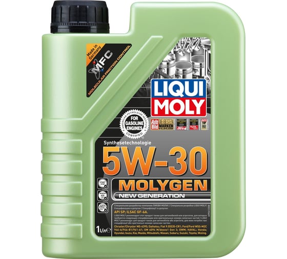 Изображение товара Моторное масло LIQUI MOLY Molygen New Generation НС-синтетическое, 5W-30, SP, GF-6A, 1 л 9047