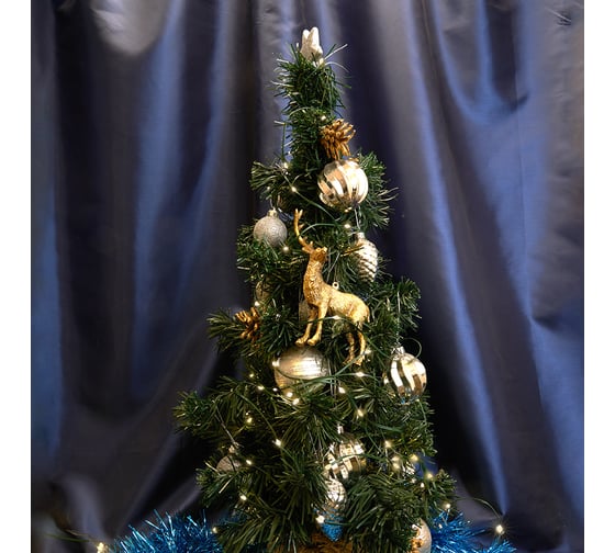 Изображение товара Светодиодная гирлянда FERON cl580 линейная нить 220v 2700к c питанием от сети, 48625