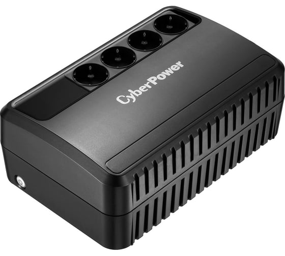 Изображение товара Источник бесперебойного питания CYBERPOWER line-interactive 1000va/600w (4 euro) BU1000E