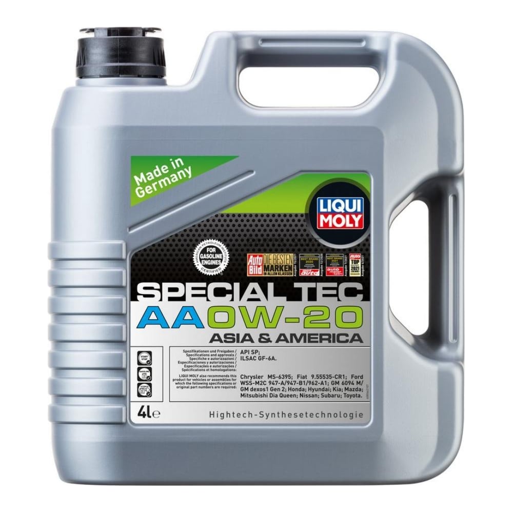 Изображение товара Моторное масло LIQUI MOLY Special Tec AA НС-синтетическое 0W-20 4 л