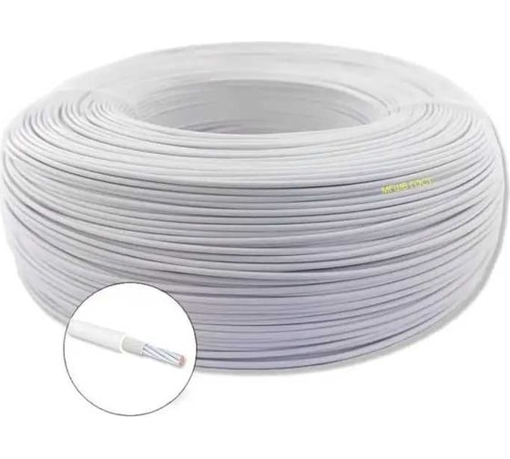 Изображение товара Монтажный провод ПРОВОДНИК мгшв 1x1 мм2 белый, 2м OZ480187L2