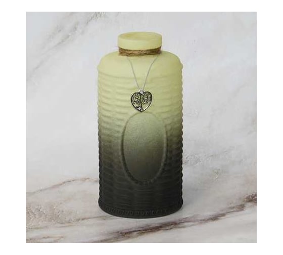 Изображение товара Декоративная ваза-бутылочка Никольский завод светотехнического стекла ЛИЛИАНА-9 КАНАСТА, прозрачная, d-6.7см, h-13.8см 068447