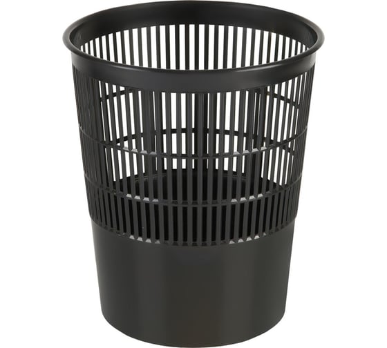 Изображение товара Офисная корзина Luscan 14 л, пластик, черная 1623212