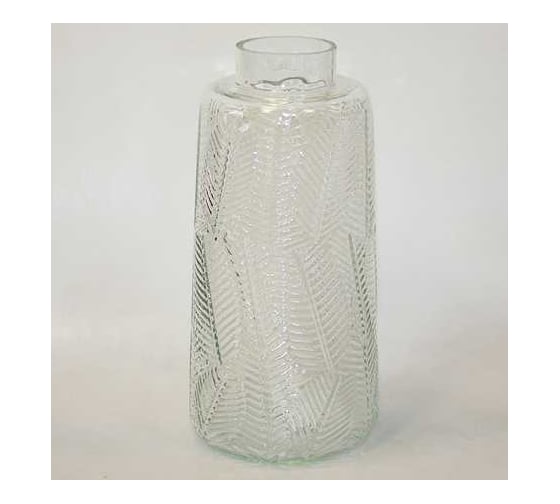Изображение товара Декоративная текстурная ваза Никольский завод светотехнического стекла МАРЛЕН, h-29.5см, d-14.5см 068513