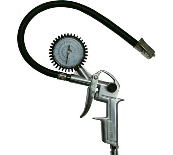 Изображение товара Пистолет для накачки шин Jeta PRO с манометром и шлангом 40 см, макс. давл. 12 бар JTG3