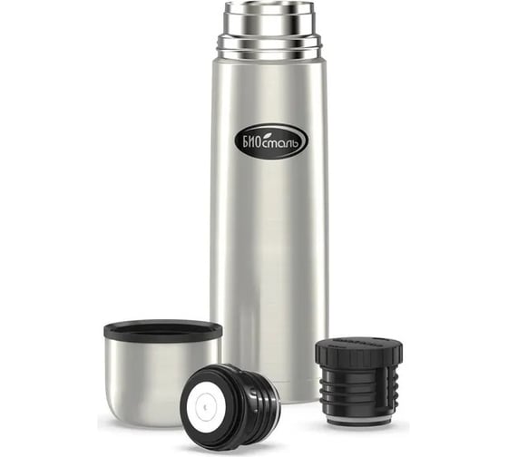 Изображение товара Термос Biostal 0.5 л, 2 пробки, стальной NB-500-2