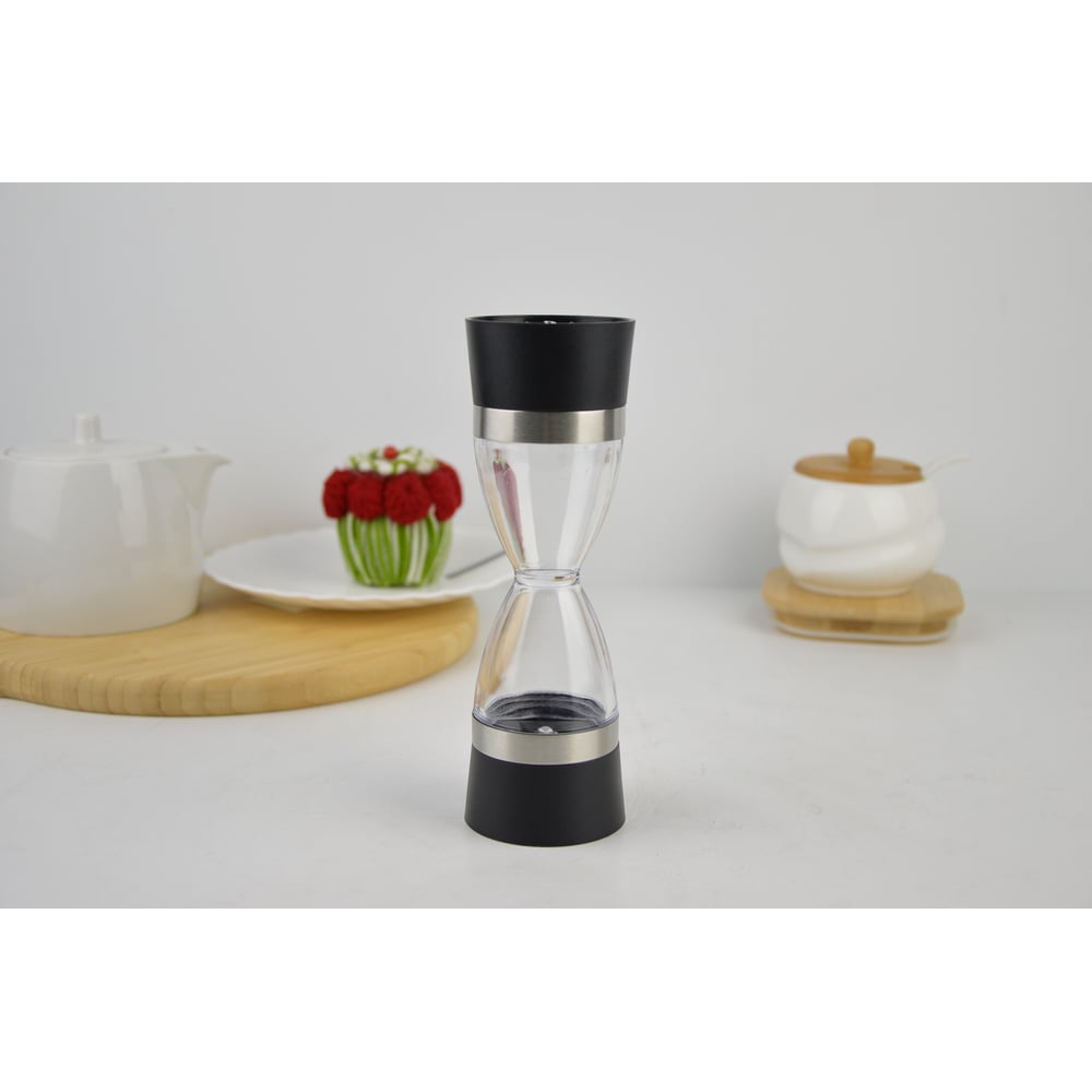 Изображение товара Перечница Bikson СП6049 черная из ABS пластика и стекла