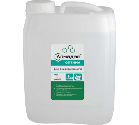 Изображение товара Бесспиртовой кожный антисептик АЛМАДЕЗ Оптима 5 л, евро, антисептик АО-547