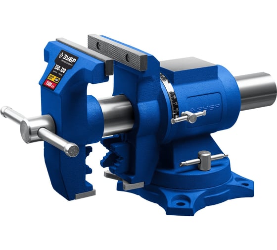 Изображение товара Многофункциональные слесарные тиски ЗУБР Эксперт-3d 150 мм 32712-150