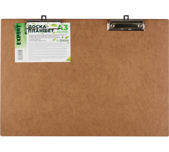 Изображение товара Доска-планшет Expert Complete A3 ХДФ Trend металлический прижим 1 шт ECWP-03H гор 715847