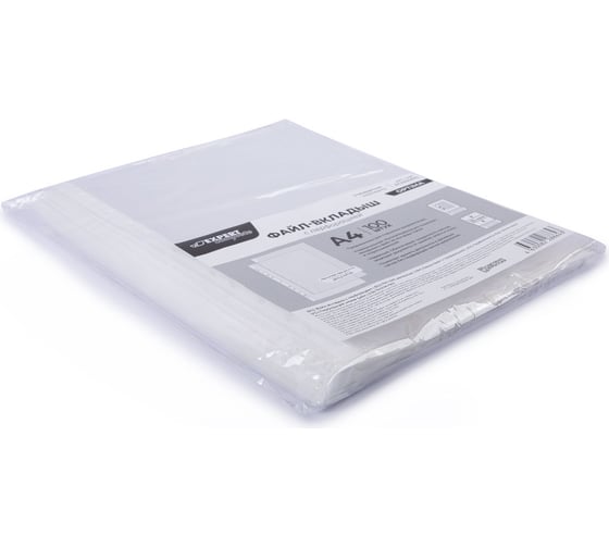 Изображение товара Файл-вкладыш Expert Complete A4 100 шт Classic OPTIMA 35 мкм глянцевый прозрачный 681150