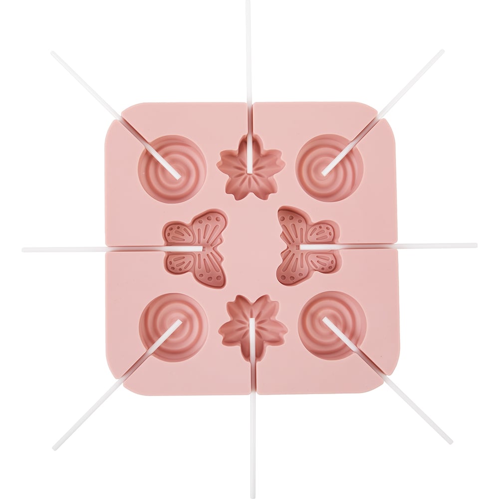 Изображение товара Силиконовая форма для леденцов S-CHIEF SPC-0500 16x16x1.6 см 8 ячеек 693448