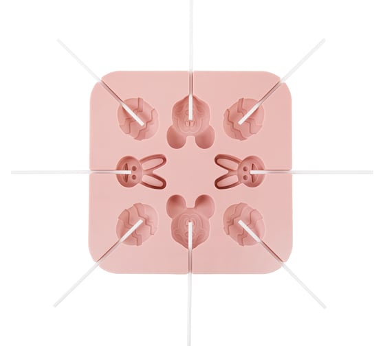 Изображение товара Силиконовая форма для леденцов S-CHIEF SPC-0508 16.3x16.3x1.6 см 8 ячеек 693469