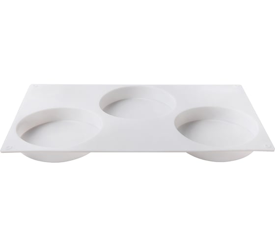 Изображение товара Силиконовая форма для выпечки тортов и пирогов S-CHIEF SPC-0214 29.5x17x1.8 см 3 диска 636210