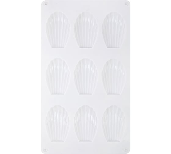 Изображение товара Силиконовая форма для конфет S-CHIEF SPC-0139 29.5x17.3x1.5 см ракушки 604144