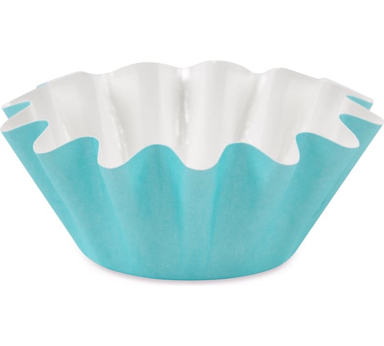 Изображение товара Бумажные формы для выпечки S-CHIEF корзинки PPC-0011 4.5 см 4.5x3 см 12 шт №05 голубой 693602