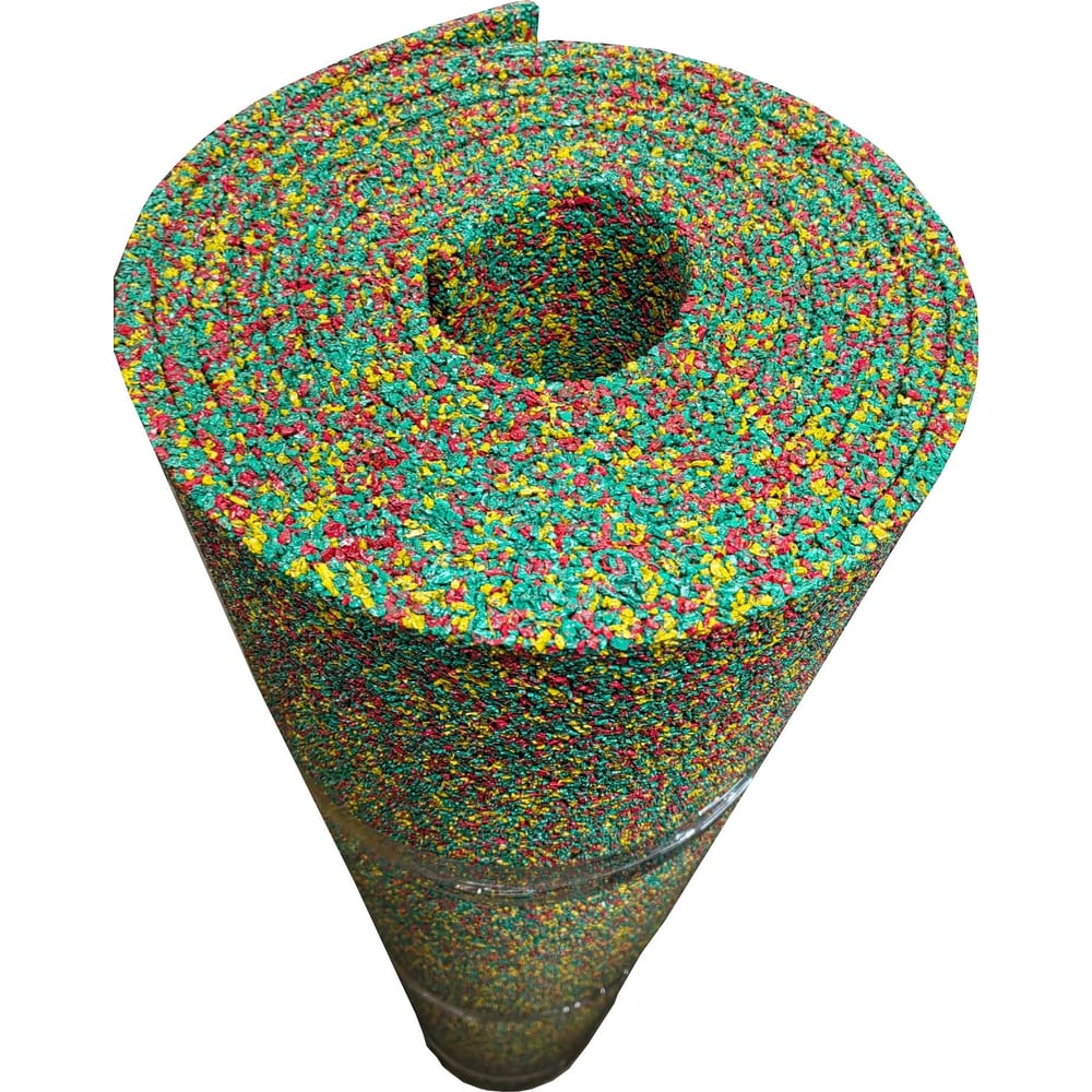 Изображение товара Покрытие из резиновой крошки ООО АМОРТЕКС Микс Времена года лето 1500x3000x10 мм