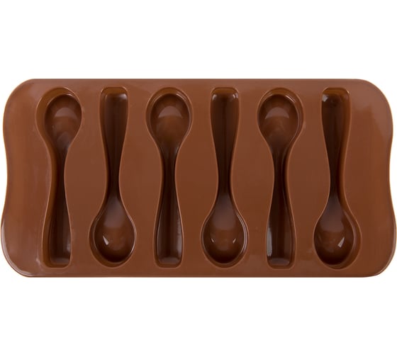 Изображение товара Силиконовая форма для конфет S-CHIEF SPC-0140 21x10x2 см ложки 693444